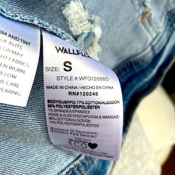 Denim hooded Jacket - Picture 5 of 6